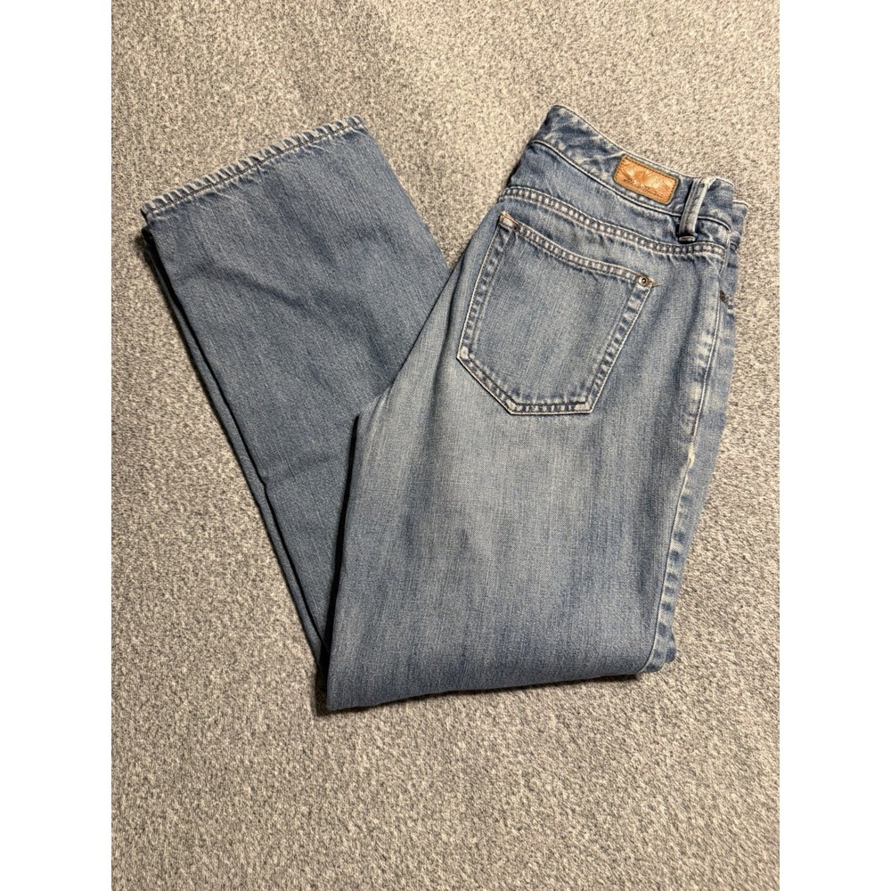 Eddie Bauer‎ Jeans Womens Size 6 Flannel Lined Outdoor Camping #0014